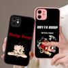 B-Bettys Boops Phone Case For IPhone 16 15 14 Plus 15 13 12 11 Pro Max X XS MAX Matte Cover