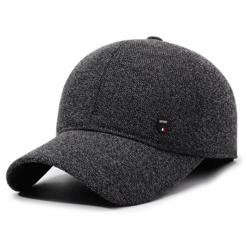 

For Dad S Warm Baseball Cap Grandpa S Autumn Winter Fleece Lined Cotton Hat Adjustable