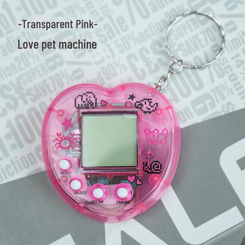 Cross-Border Mini Virtual Pet Game Console for Kids - Interactive Electronic Toy Pendant