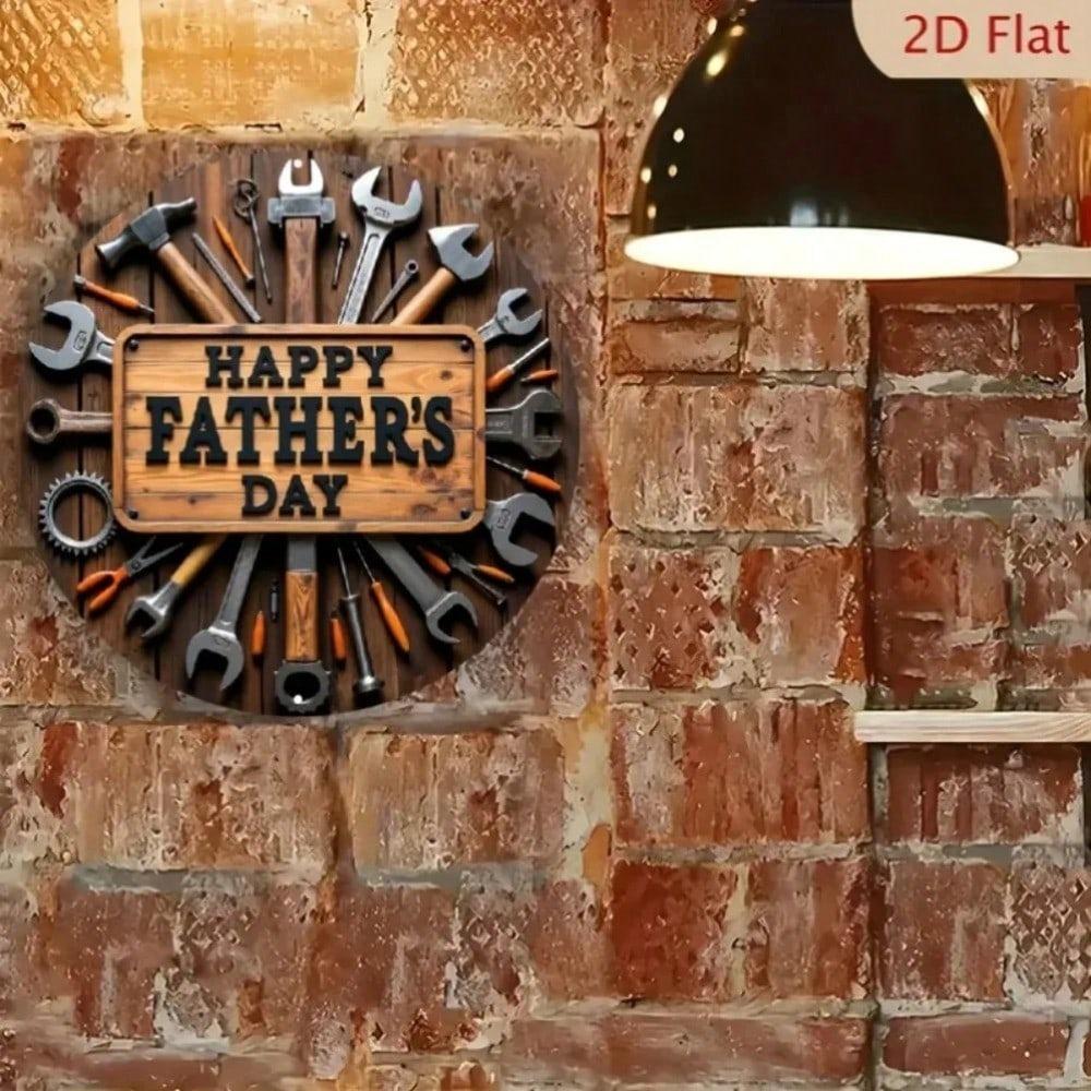 Metal Hammer Art Father's Day Gift Tool Free Wall Decor