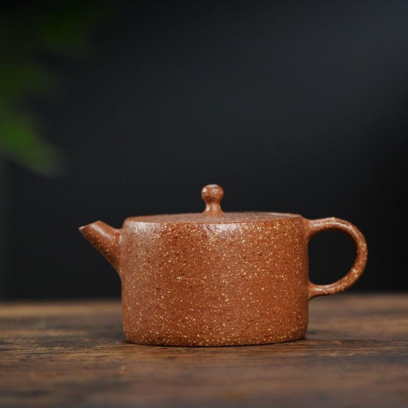 150ml Exquisite Yixing Purple Clay Teapots Famous Artists Handmade Jade Pillar Pot Raw Ore Coarse Sand Kettle Zisha Tea Set Gift