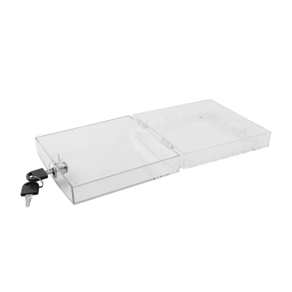 With Keys Lockable Thermostat Cover Acrylic Thermostat Guard Thermostat Lock Box Home Use