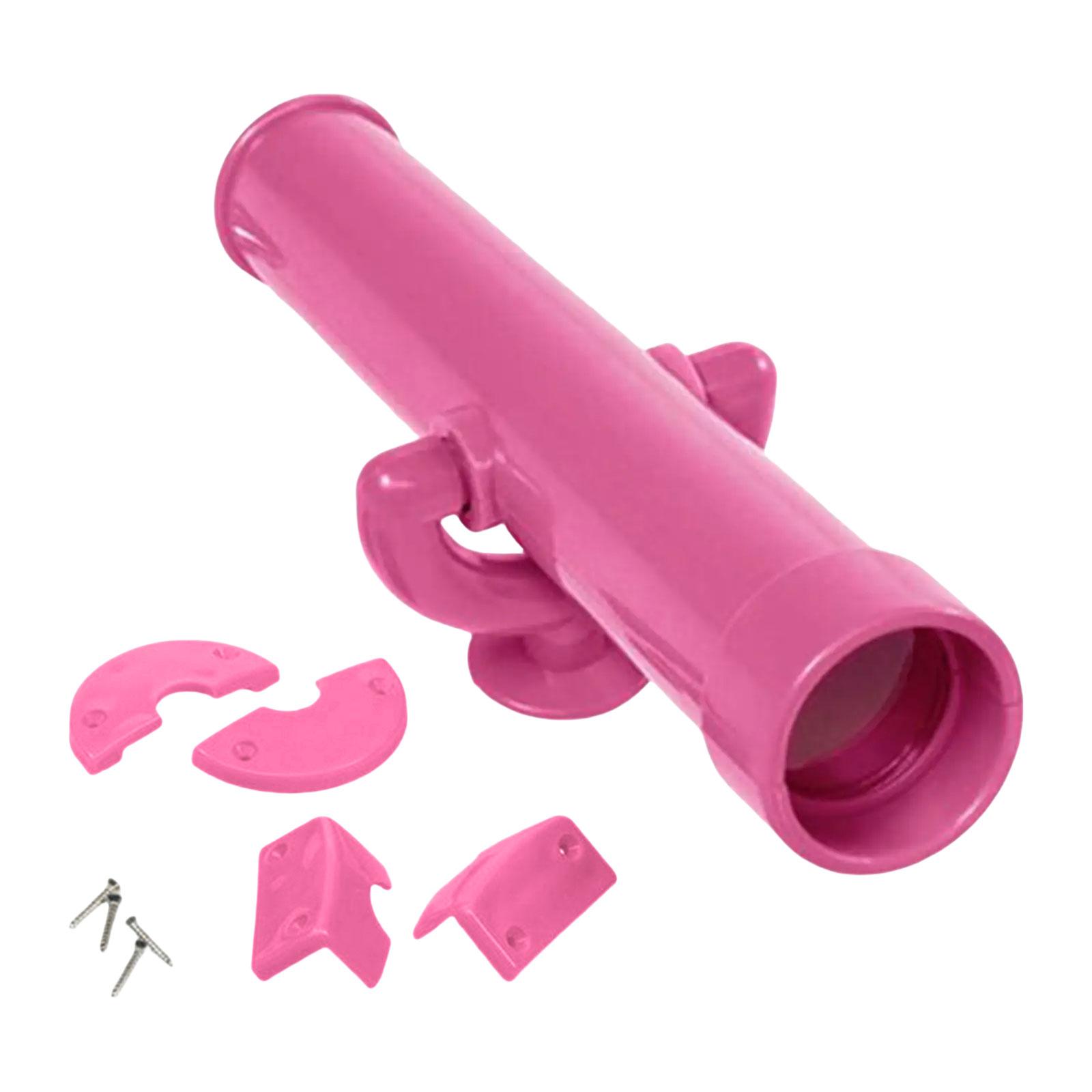 

Легкая установка Детский пиратский телескоп Игровой набор для воображения для мальчиков и девочек Уличное игровое поле Веселье розовый