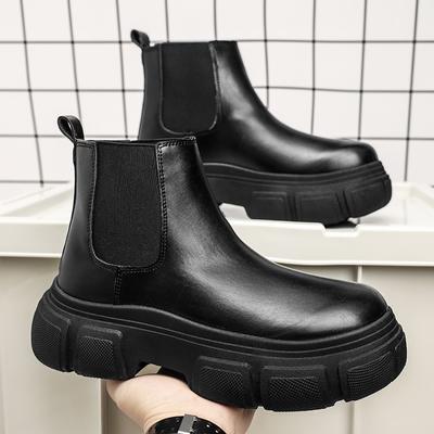 Stivali da uomo autunno inverno Platform Design alla moda stile minimalista Outdoor tempo libero quotidiano affari festa Adulto scarpe da ufficio