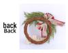 Jingchen Red Truck Christmas Door Hanger - Farmhouse Wreath Decoration