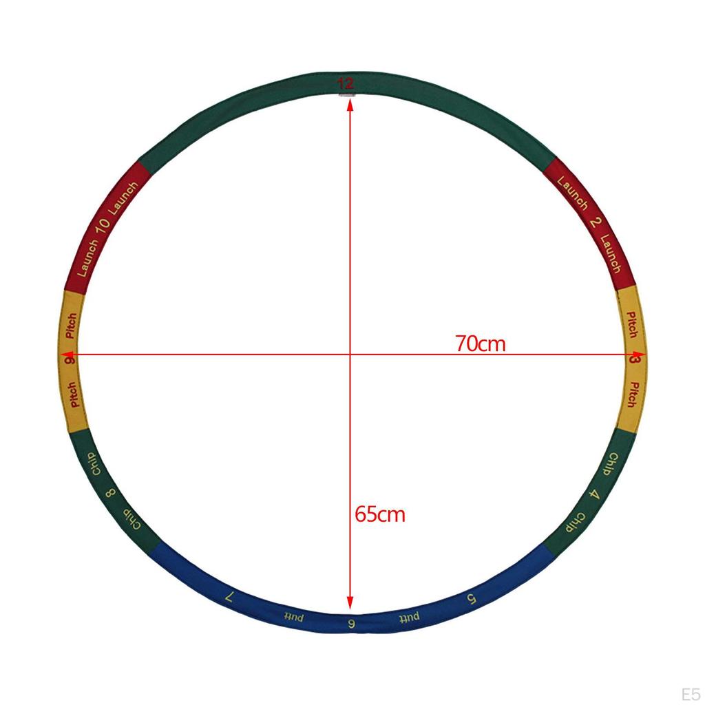 Golf Circle for Gesture Alignment and Swing Practice Equipment