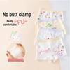 Girls' 100% Cotton Antibacterial Boxer Briefs for Older Kids