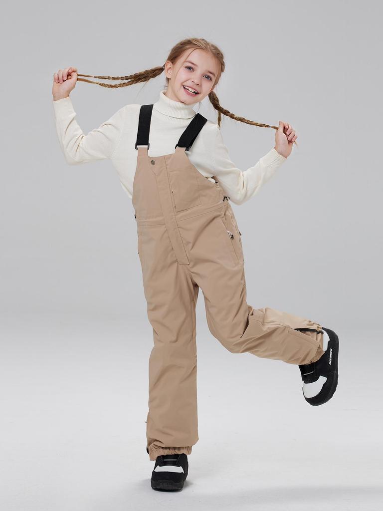 Kids' Ski & Snowboard Overalls: Windproof, Warm, Thickened Pants for Boys & Girls