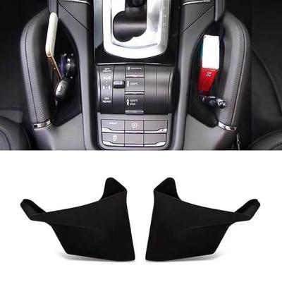 1Pair Car Armrest Holder Organizer Container Pocket Interior Center Console Gap Storage Box Holder For Porsche Cayenne 2011-2018