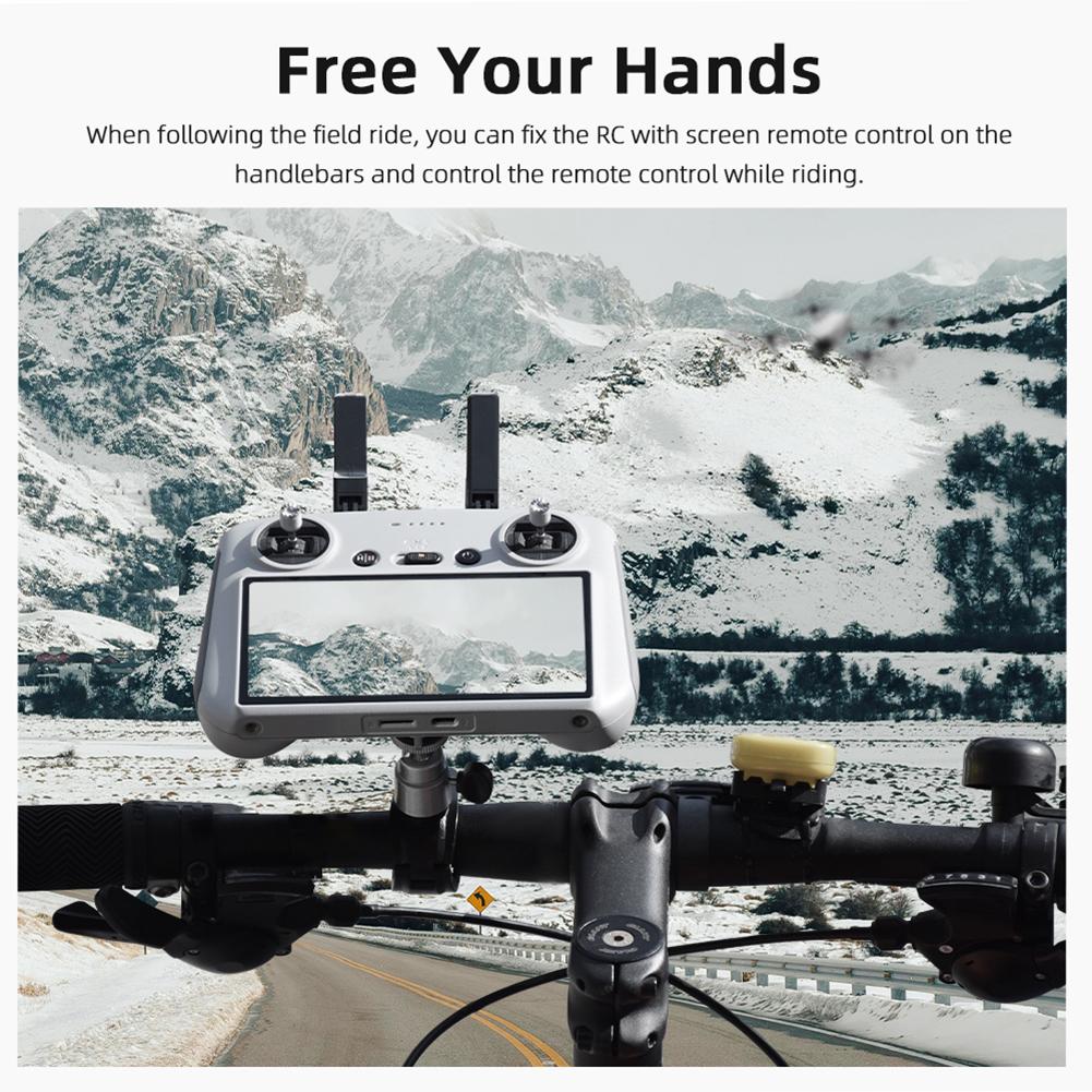 RC RC2 Remote Control Bike Holder 360° Rotatable RC Holder Bicycle Bracket Holder for DJI Mini 3 4 Pro Drone Accessory