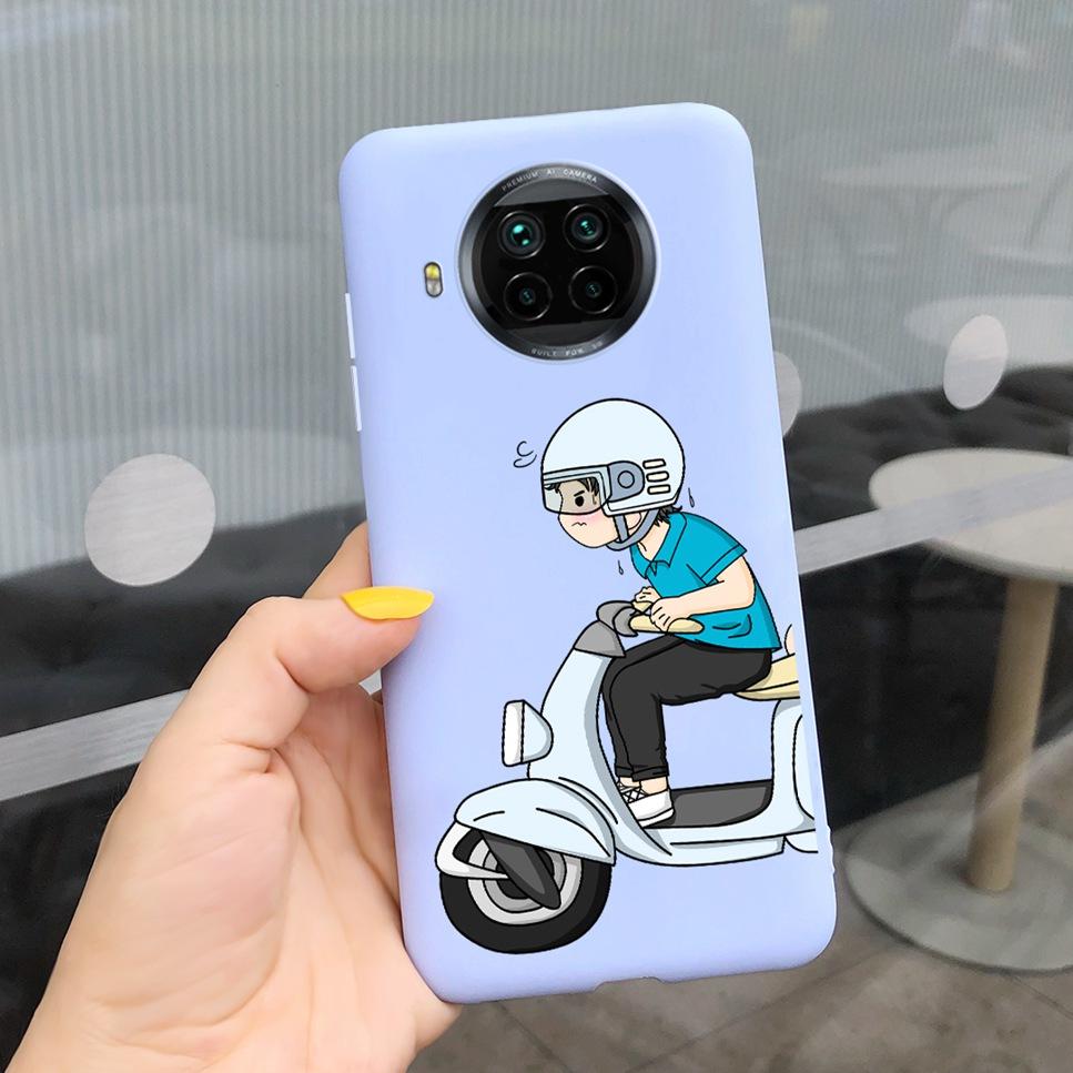 ForXiaomi Mi 10T Lite Case Cute Cartoon Cat Painted TPU Silicone Back Cover For Xiaomi Mi 10T Lite 5G 10Tlite Phone Case Funda