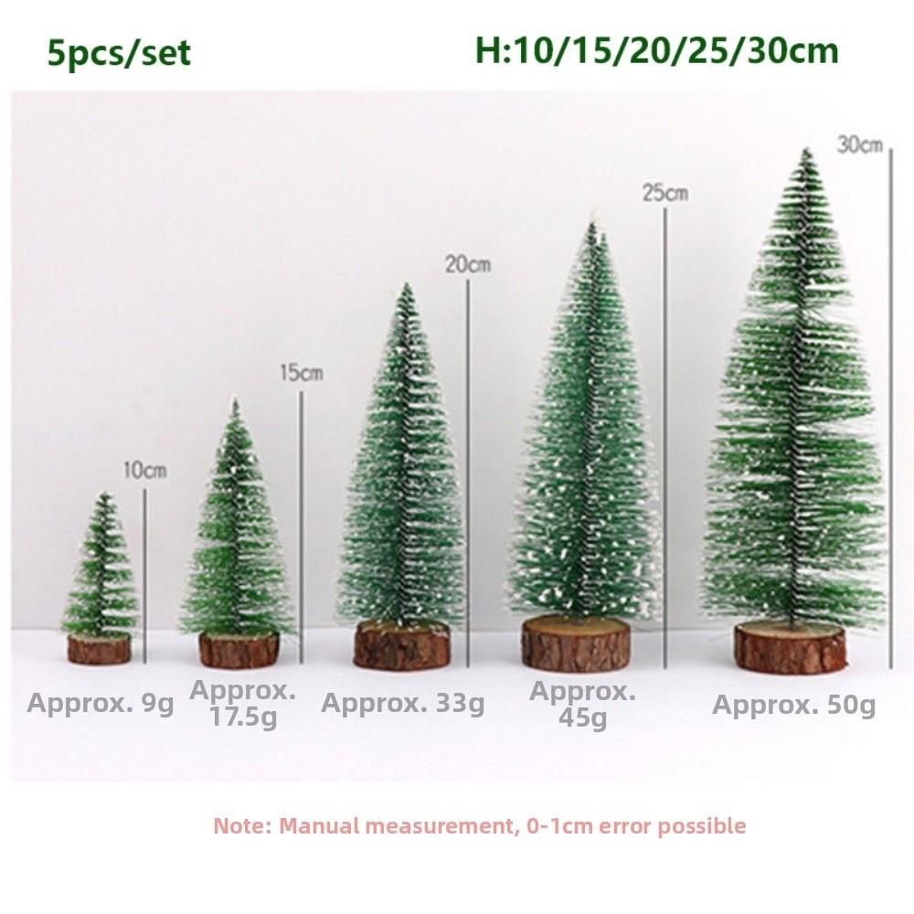 1pc/1set Plastic Scenery Trees Green Winter Snow Scene Tree  DIY Crafts