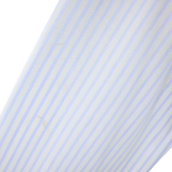 Lacoste Dámská košile s dlouhým rukávem se vzorem pruhů M Bílý systém Použitá