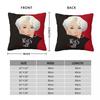 Federa per Cuscino Quadrata Meryl Streep Miranda Priestly Poliestere Lino Velluto Stampata con Zip Decorativa Copricuscino da Letto