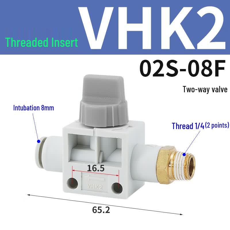 Langsaizebo 2-Way Manual Flow Control Valve