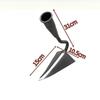 Triangle Tip Hoe with Metal Head and Wooden Handles for Precision Planting