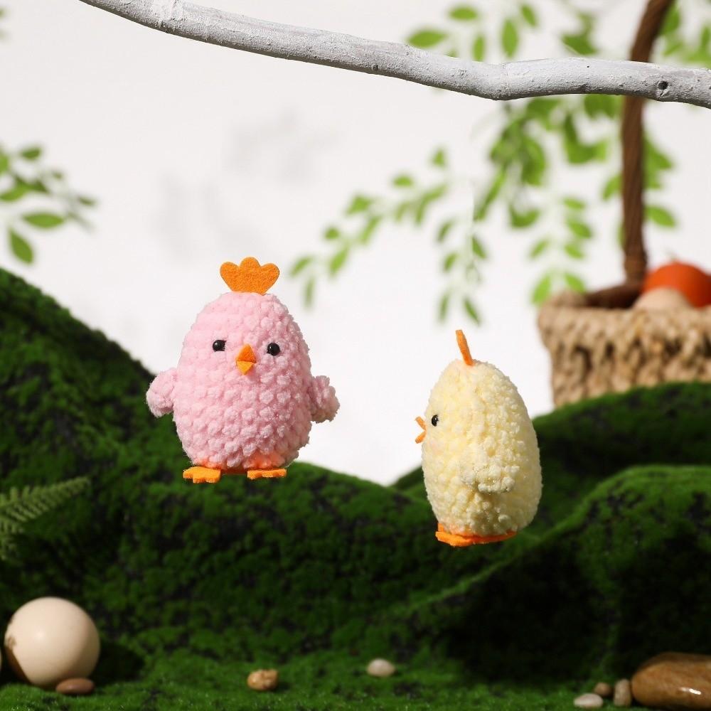 Colorful Easter Chick Decoration Cute Chick Figurine Animal Pendant  Birthday Gifts