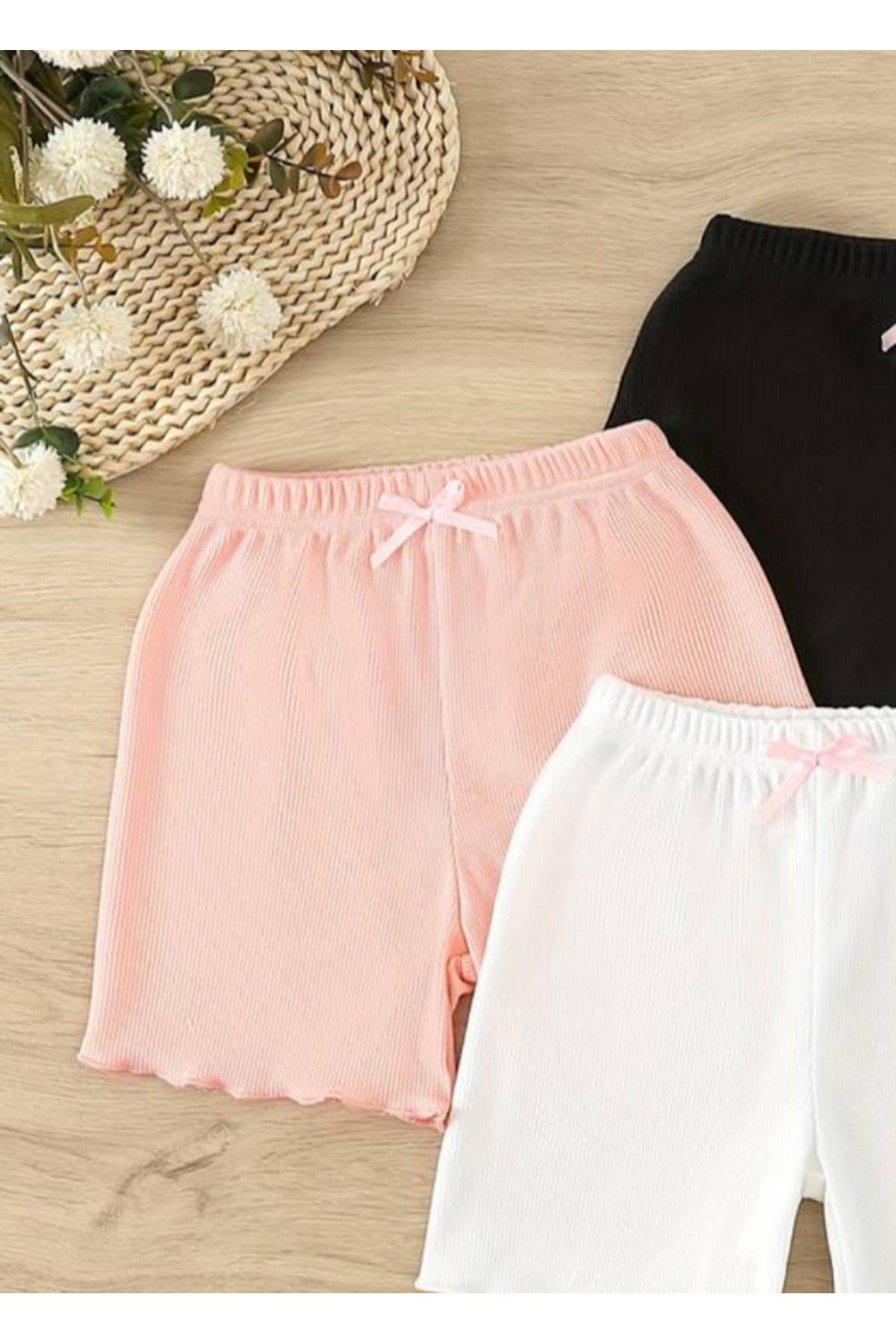 

Baby Girl and Child 1 Piece Summer Camisole Shorts Biker Shorts 6-12 Ay білий