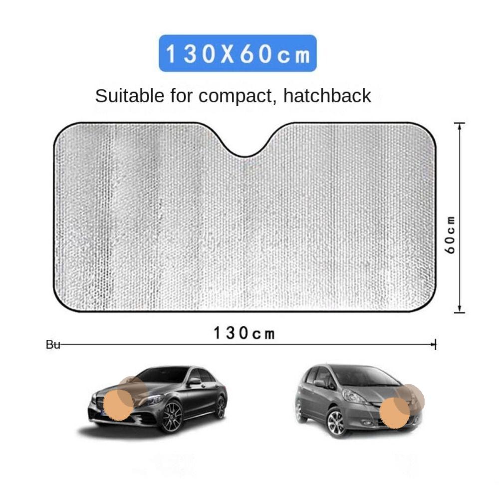 

Reflector Car Sun Shade Cover Foldable Auto Window Shield Universal UV Protection Device 130-60