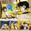 Bachira Meguru Anime Blue Lock Pillow Case Square Pillow Bedroom Sofa Leisure Comfort Cushion Car Home Decoration