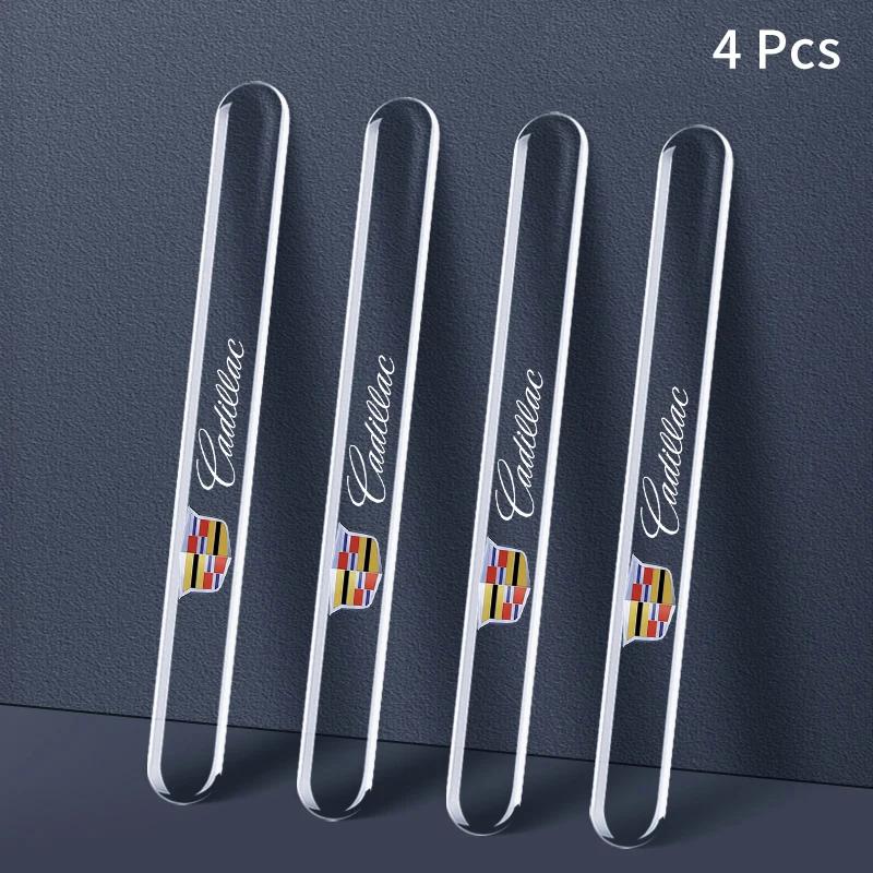

4 шт. Накладка на бампер, захисна планка, наклейка протиударна для дзеркала заднього виду з логотипом Cadillac CT4 CT5 XT5 XT6 XTS ATS-L