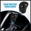 Gear Shift Knob Cover Automatic Transmission Lever Trim for Honda Civic 10th Gen 2016 2017 2018 2019 2020 2021 ABS Carbon Fiber Pattern Black Durable