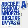 Adhesive Heat Transfer Vinyl Alphabets Symbols Pattern Ironing Sticker HTV Printing for Handmade Carfts Clothing T-Shirts Fabric