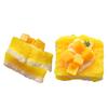 Mango Toast Slow-Rising Squeeze Toy Soft TPR Fidget for Stress Relief Realistic Food-Shaped Decompression Gadget for Kids