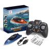 Children's mini remote-controlled boat electric speedboat high-speed rowing boat submarine charging and endurance toy model