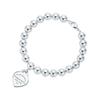 & Co. Logo 925 Silver Bracelet Women Bracelet Light-Blue 24763659