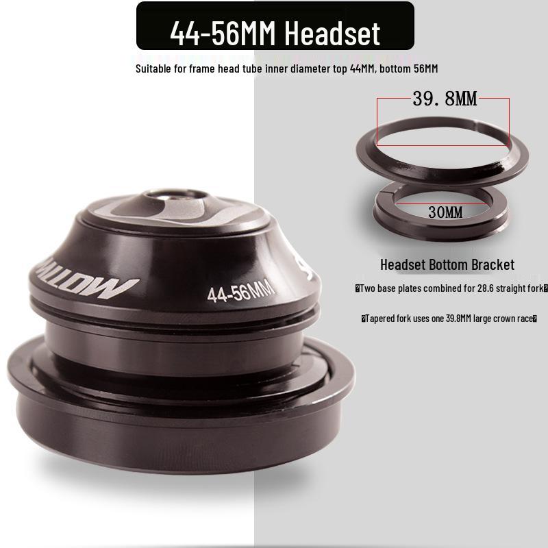 Smllow 34/42/44mm Integrated Headset Bearings for Mountain Bike, Straight/Tapered Tube