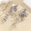 Golden Color Vintage Earrings Hollow Flower Tassel Earrings Elegant Hollow Earrings  Women Jewelry