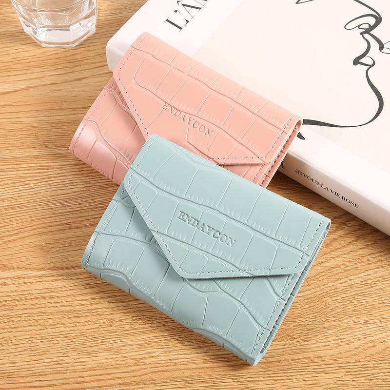 Korean Style Stone Pattern Large Capacity Multifunctional Wallet and Card Holder