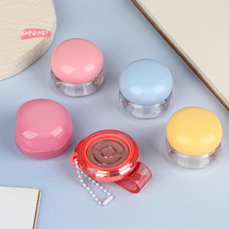 1 Stück 5g Niedlicher Rouge Leerer Plastik Lippenpeeling Tiegel mit Deckel für Balsam Maske Hautpflege Reise Kosmetikbehälter