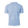 Men's Polo Shirt New Summer Short Sleeve Casual Solid Color Turn-down Collar Tee Loose Fit Tops