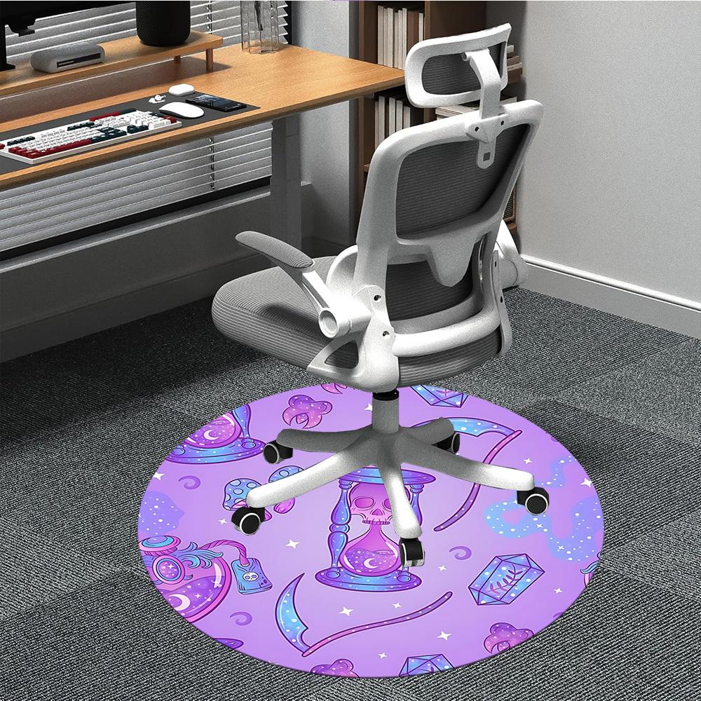 

1pc Hourglass, Fantasy Elements Chair Carpet for Office, Soft Flannel Throw Mat, Perfect for Office,Holiday Party Decoration Choice yy251113033 80cm by 80cm