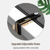 Adjustable Dormitory Bedside Hanging Storage Basket & Rack