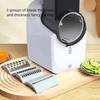 Long Battery Life Automatic Vegetable Shredder Efficient Vegetable Slicer  Home
