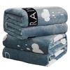 Flannel Coral Fleece Blanket for All Seasons - Air Conditioning & Winter Use
