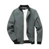 Giacca da uomo taglia grande sottile vestibilità slim alla moda casual per primavera e autunno giacca da autunno da uomo