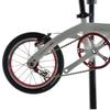 Cyklistická jednorychlostní zadní přehazovačka z hliníkové slitiny Napínač řetězu se skládacím vodicím kolečkem pro řetězové kolo