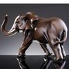Statua Elefante Finto Legno Resina Artigianato Scultura Animale Decorazione Scrivania Ornamenti Arredamento Soggiorno Decorazioni Casa Moderno
