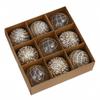 8CM 9Pcs Christmas Ball Ornament Christmas Tree Holiday Decoration Home Christmas Decoration Accessories