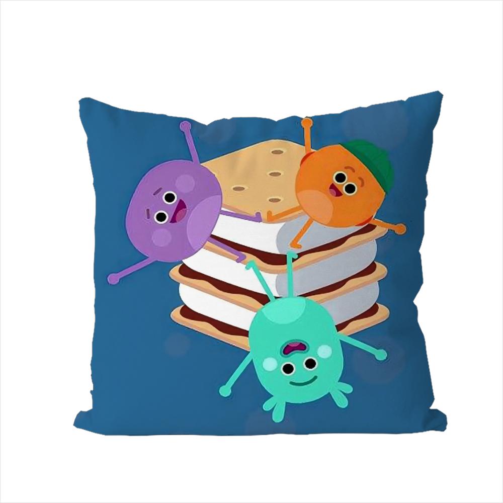 THE Bumble Nums Humble Pillow Case For Car Sofa Decorative Home Doublesided Print Plush Square Throw Pillow Cushion Cover