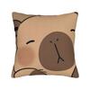 Pillow Case Capybara Soft  Pillow Cover For Sofa Couch Bed Living Room Funny Pillowcases