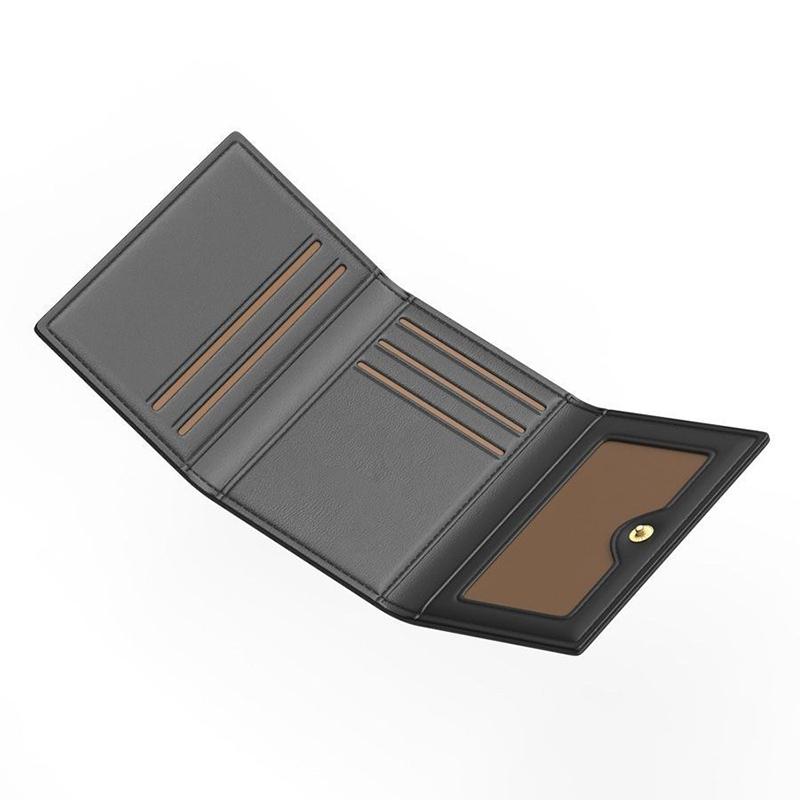 Simple Wallet With Multiple Card Slots For Driver'S License/Id Card/Bank Card