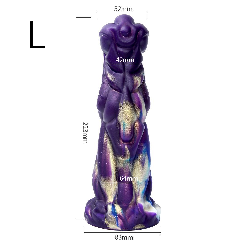 Liquid Silicone Anal Plug  Thick And Large  Shaped Dildo SM Masturbator  Adult Sex Toy