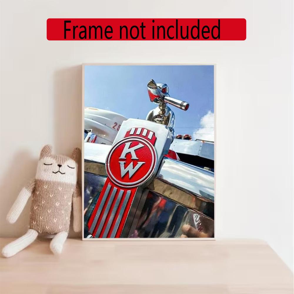 Kenworth 5D Diy Diamond Paintings Mosaic Wall Round Diamond Art Painting Kits Embroidery Crystal Accessories Frameless