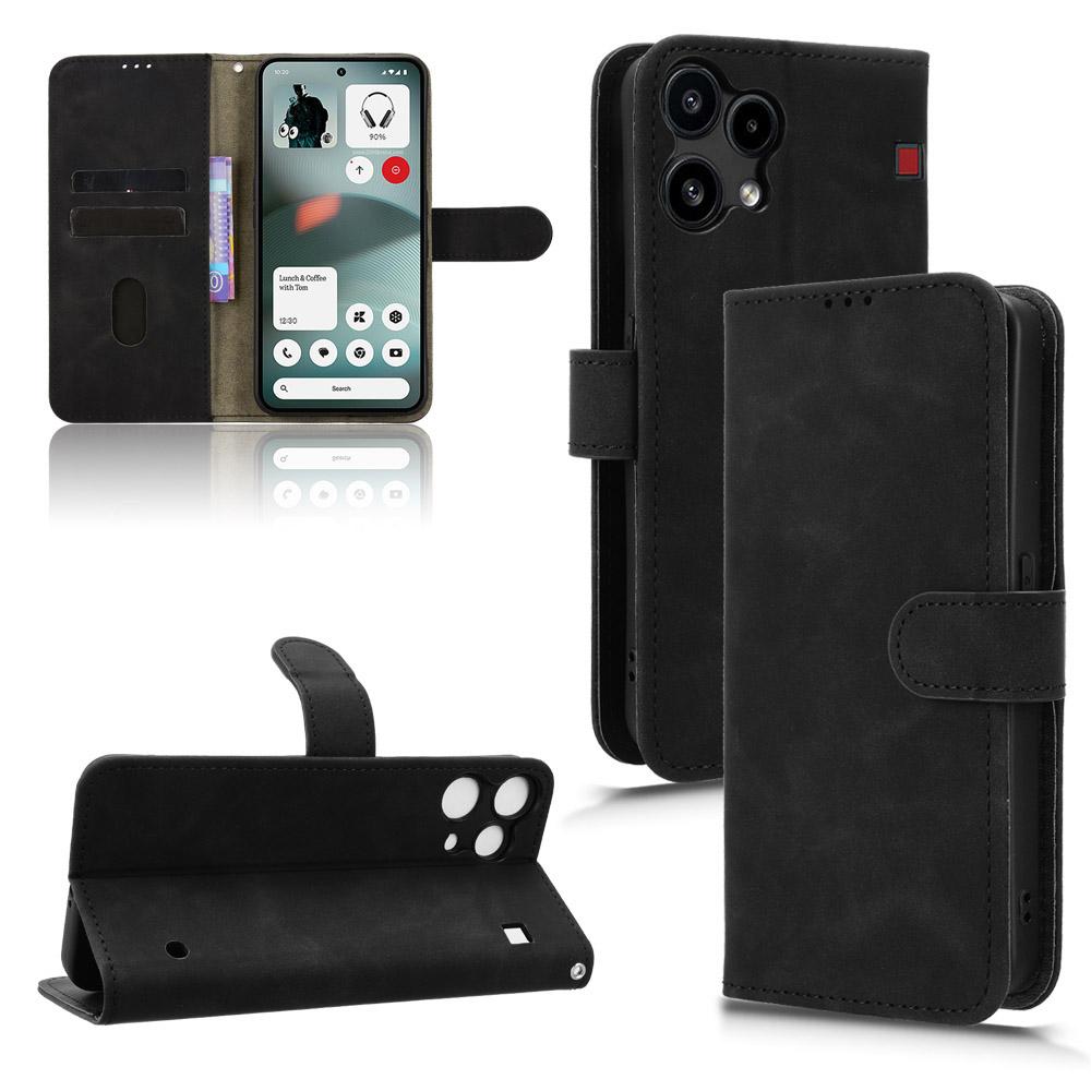 For Nothing Phone (3a) Lite 5G Leather Case Skin Feel Anti Drop Wallet Stand Flip Phone Cover