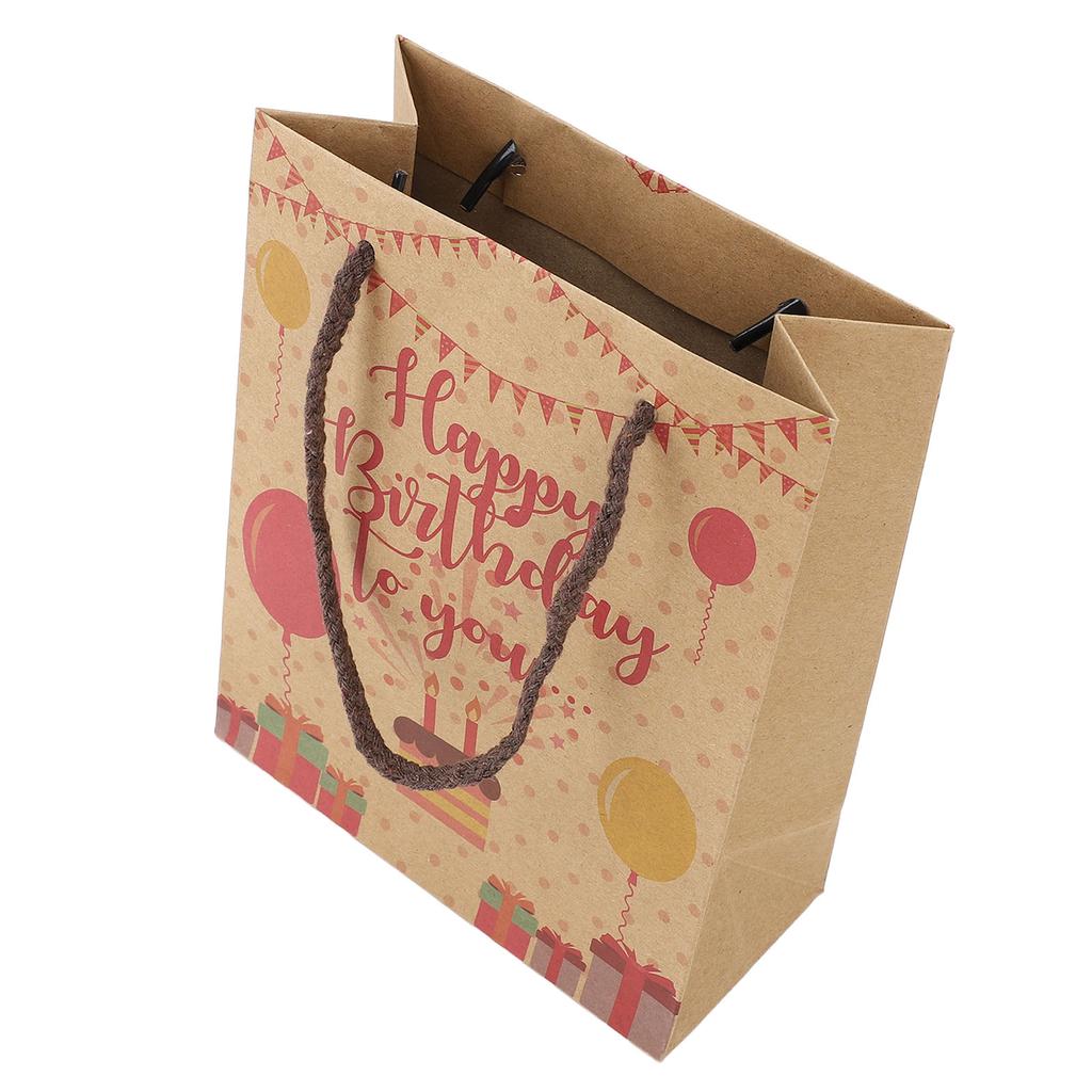 12pcs Birthday Gift Bags Cute Large Capacity Party Favor Bags Gift Favor Bags with Handle for Kids Girls
